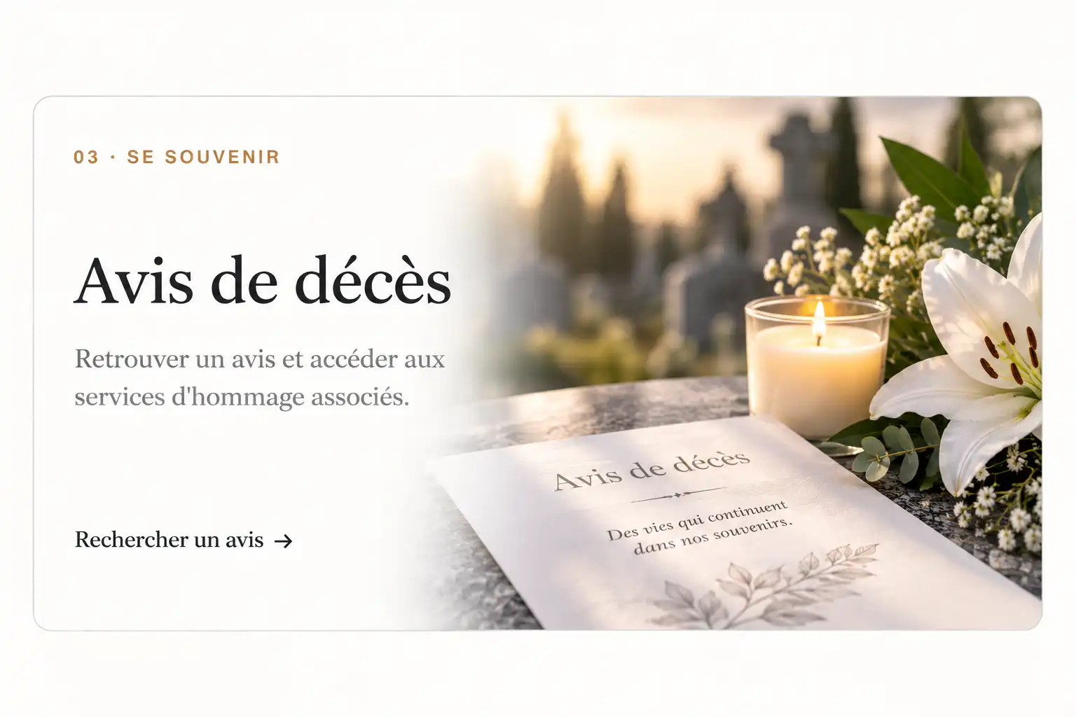 Avis de décès