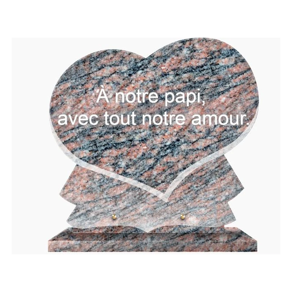 Plaque granit CG-11 - Plaques Funéraires Créations®