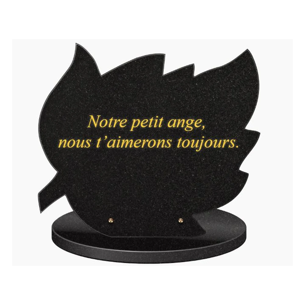 Plaque granit CG-16 - Plaques Funéraires Créations®