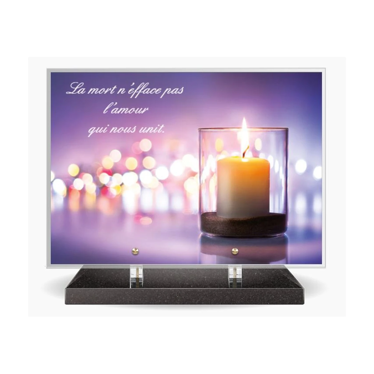 CA-02 – 35 × 25 – plaque Altuglas personnalisable – Plaques Funéraires Créations®