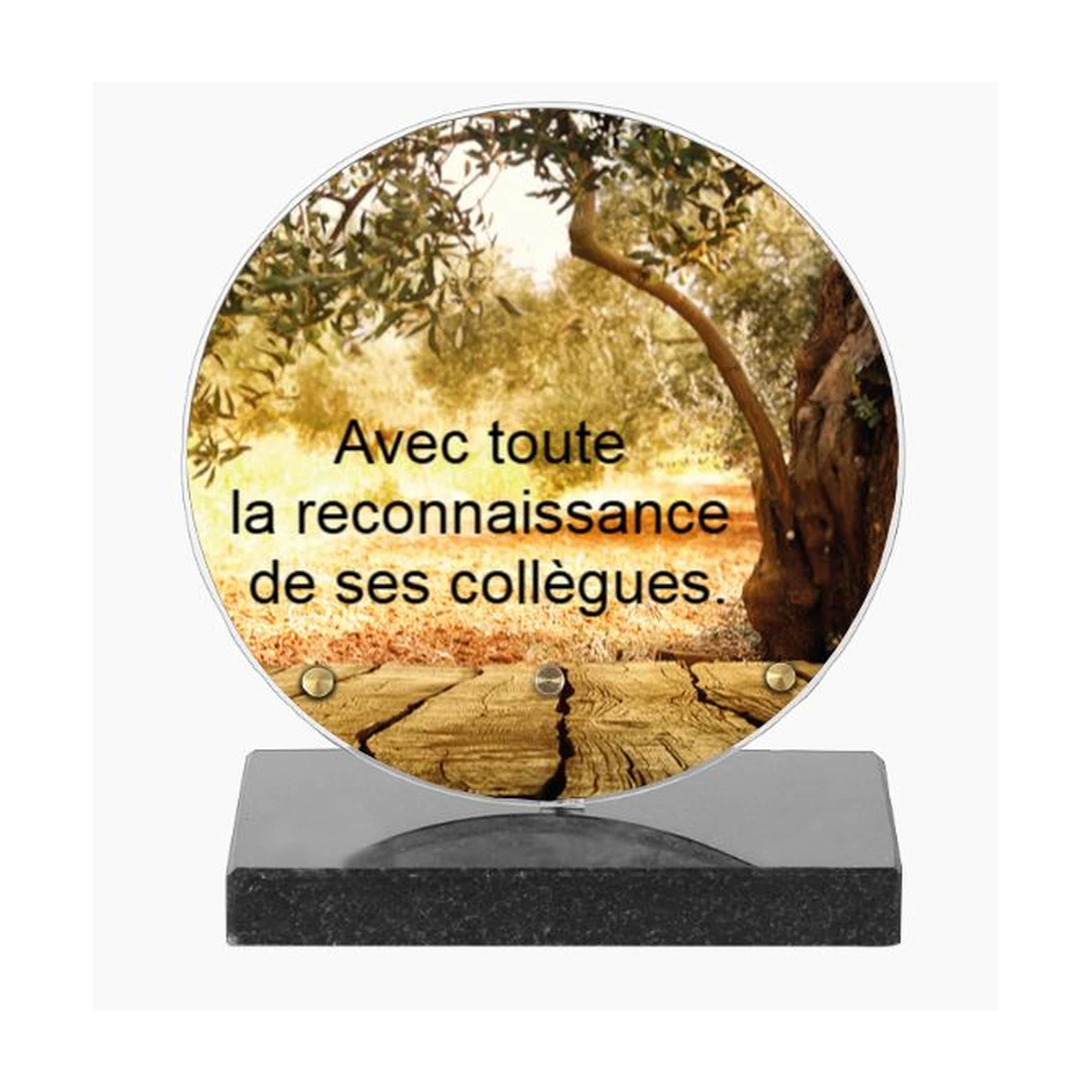 CA-06 – plaque Altuglas personnalisable – Plaques Funéraires Créations®