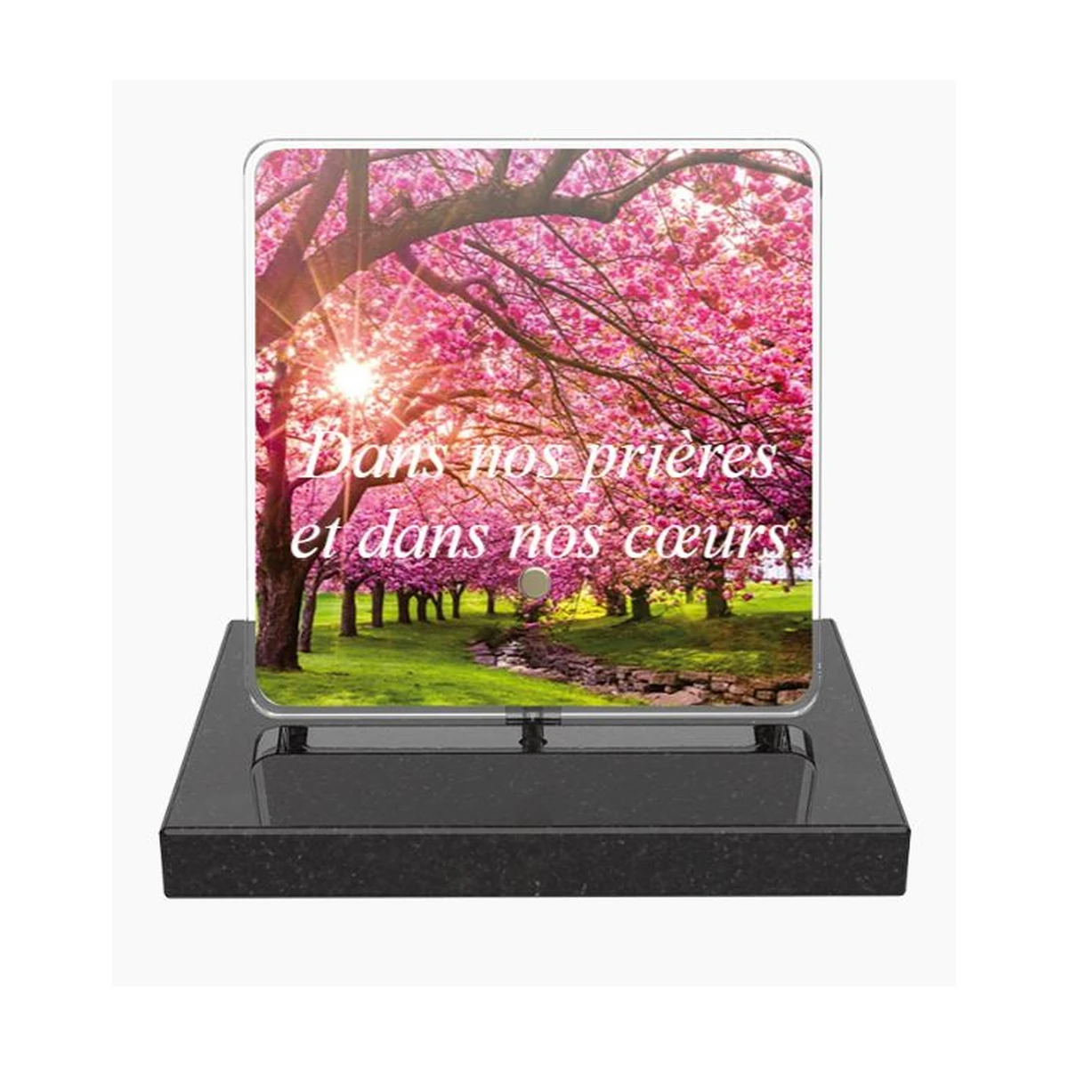 CA-14 – plaque Altuglas personnalisable – Plaques Funéraires Créations®