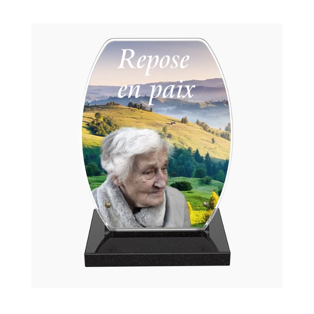 CA-22 – plaque Altuglas personnalisable – Plaques Funéraires Créations®