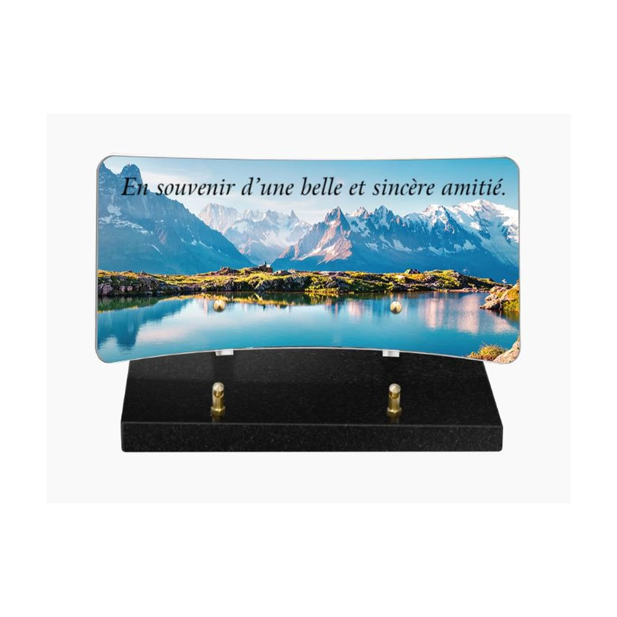 CA-25 – plaque Altuglas personnalisable – Plaques Funéraires Créations®