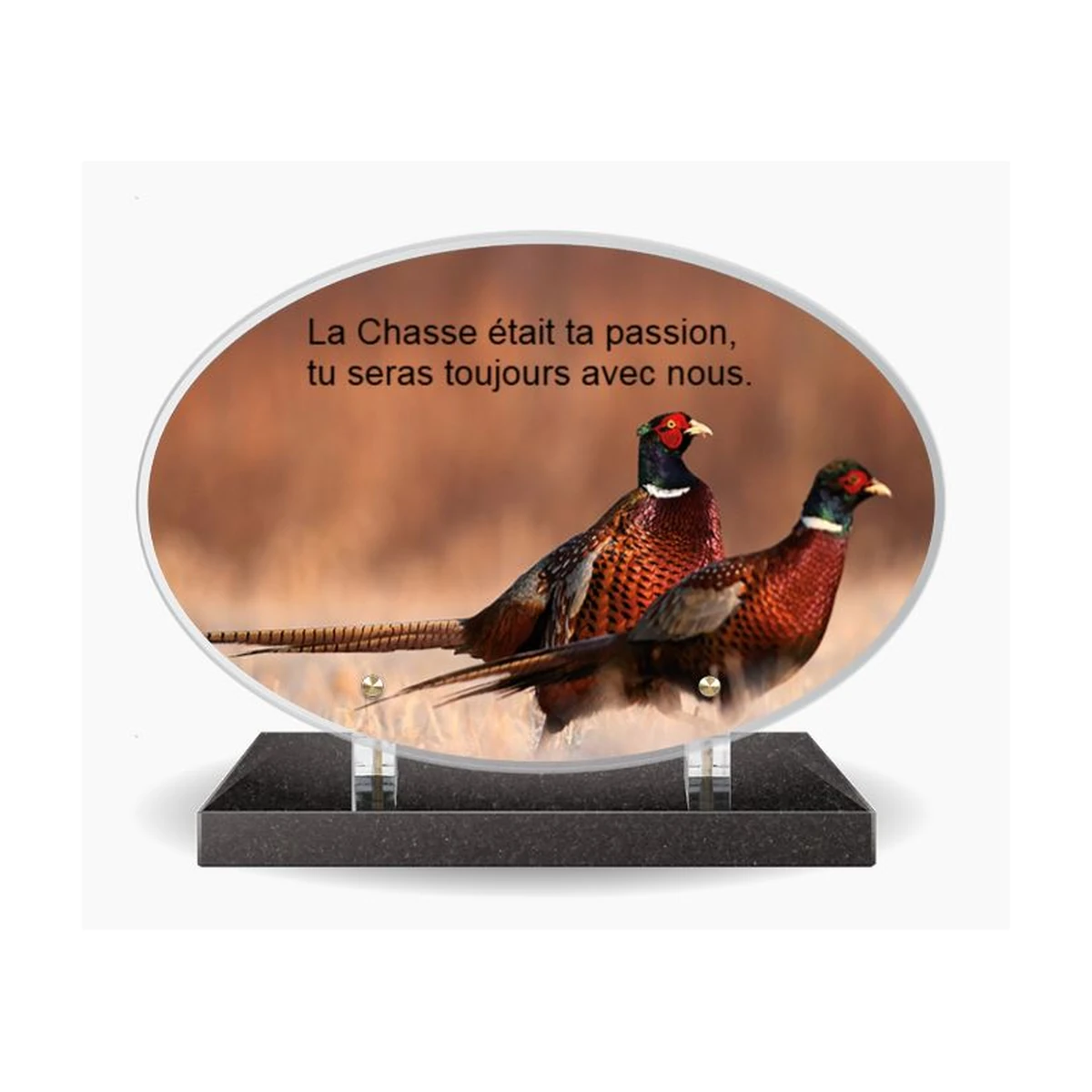 CA-30 – plaque Altuglas personnalisable – Plaques Funéraires Créations®