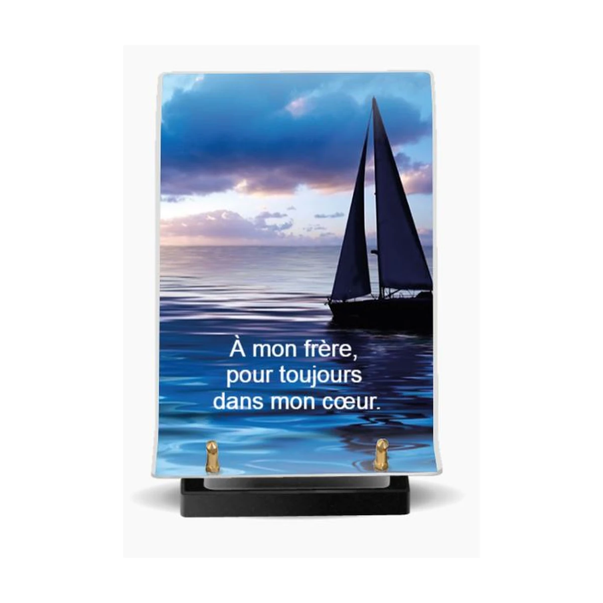 CA-32 – plaque Altuglas personnalisable – Plaques Funéraires Créations®