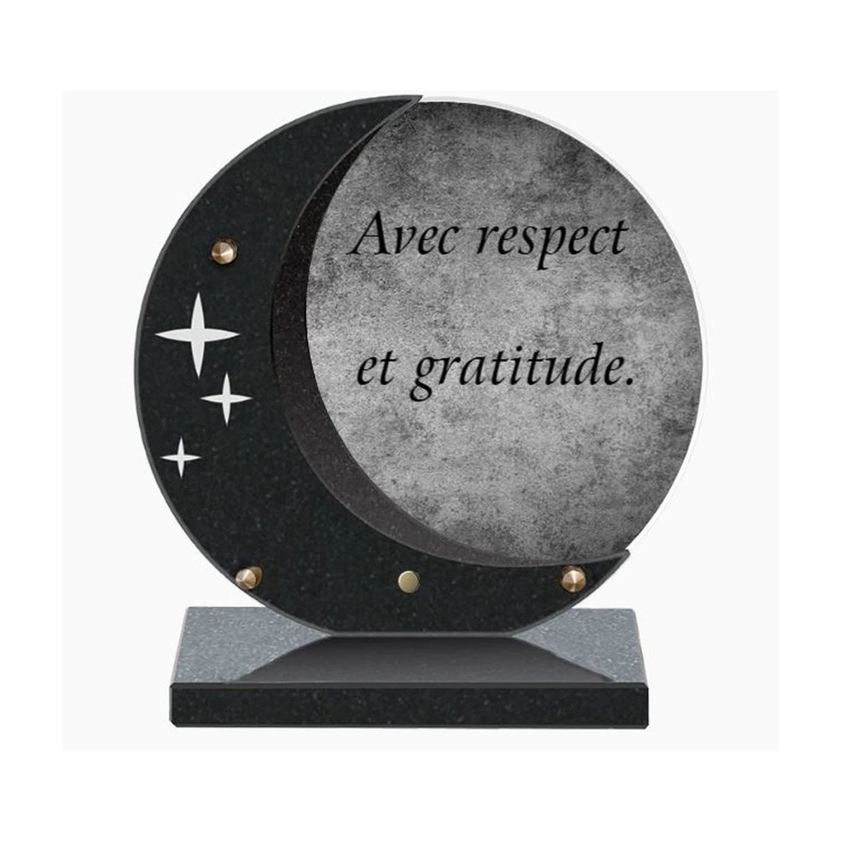 CA-39 – plaque Altuglas personnalisable – Plaques Funéraires Créations®