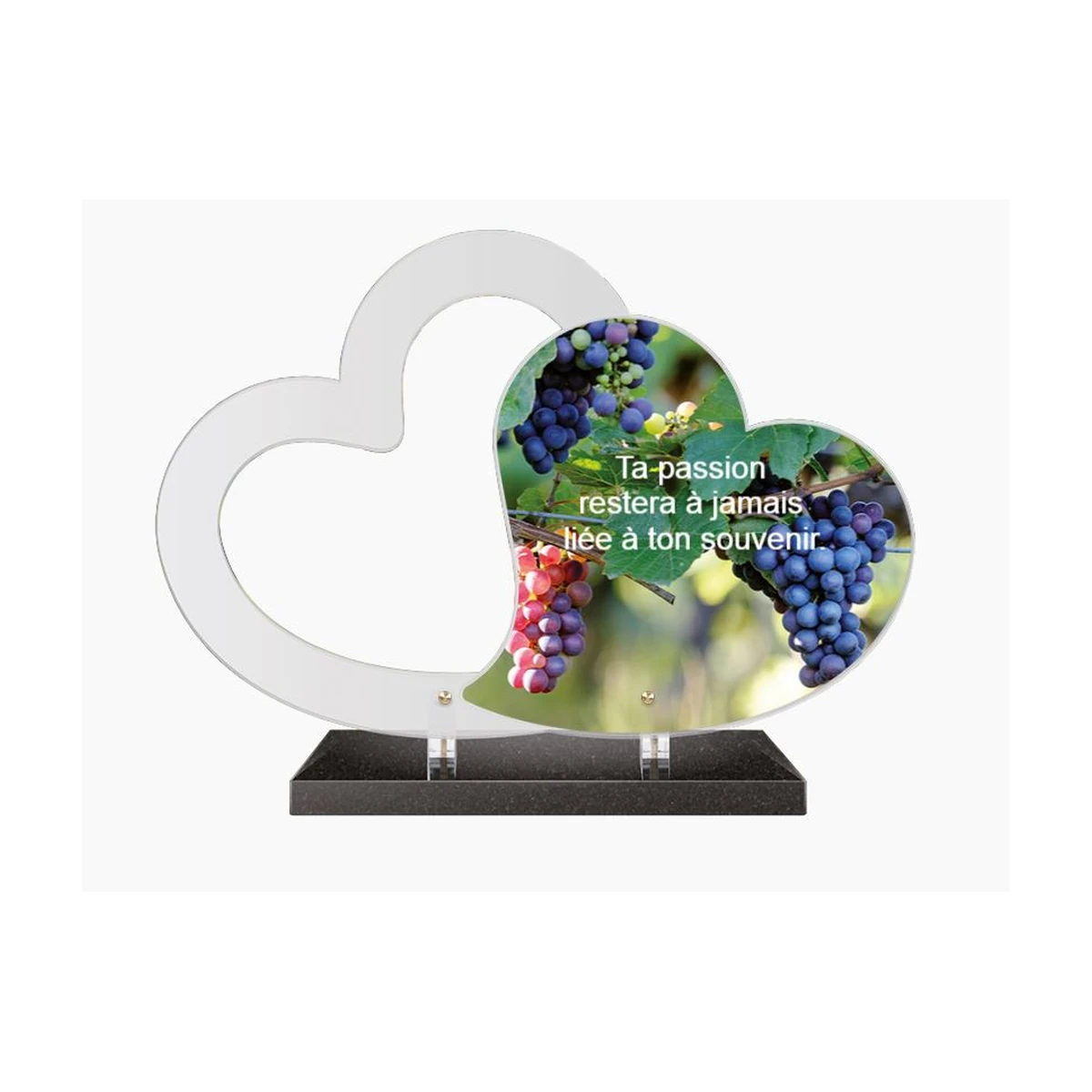 CA-42 – plaque Altuglas personnalisable – Plaques Funéraires Créations®