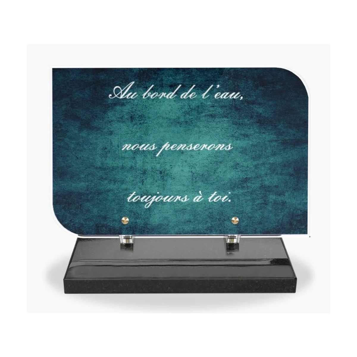 CA-54 – plaque Altuglas personnalisable – Plaques Funéraires Créations®