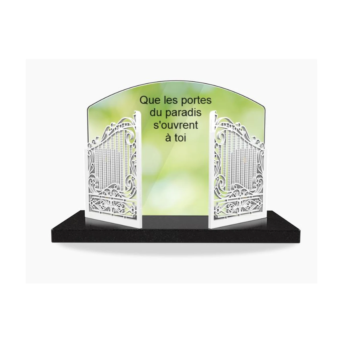 CA-56 – plaque Altuglas personnalisable – Plaques Funéraires Créations®