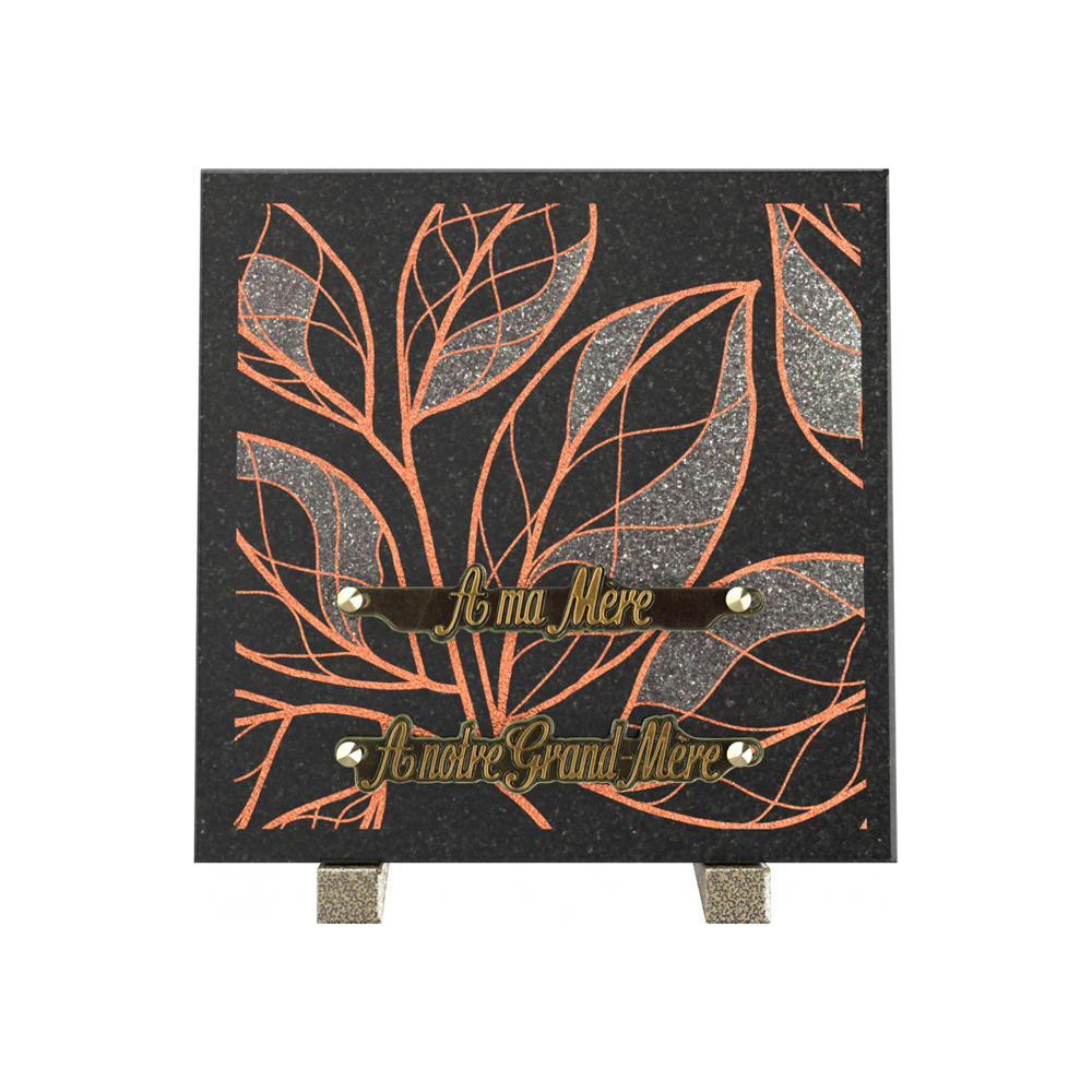 Plaque funéraire FIBULE – Plaques Funéraires Créations®