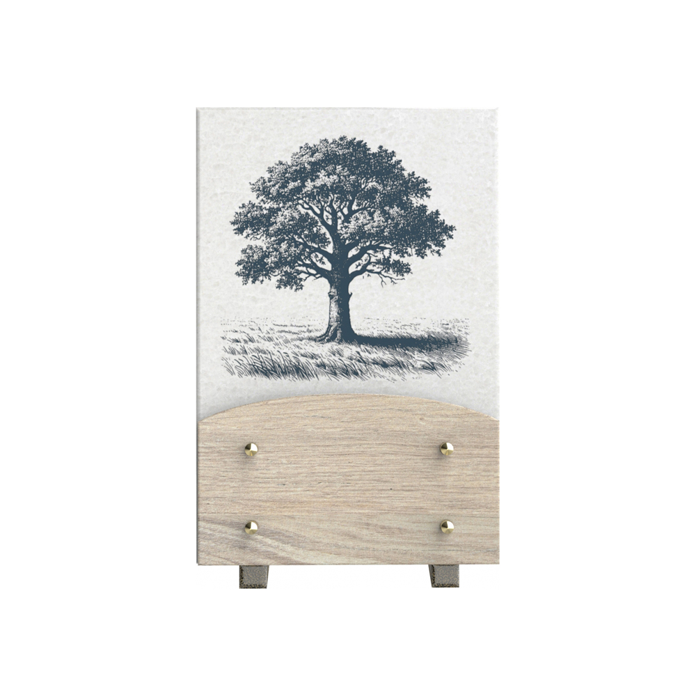 Plaque funéraire BLEUET – Plaques Funéraires Créations®