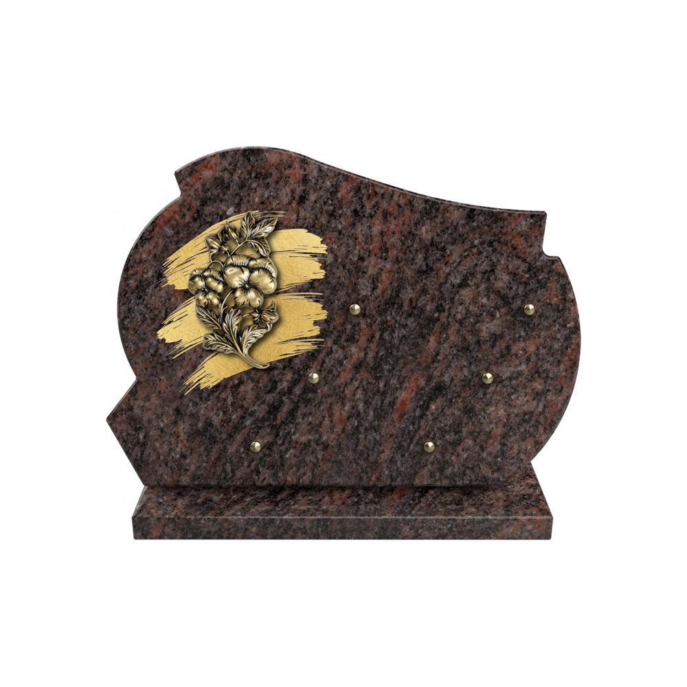Plaque funéraire DORÉLINE – Plaques Funéraires Créations® – vue complémentaire