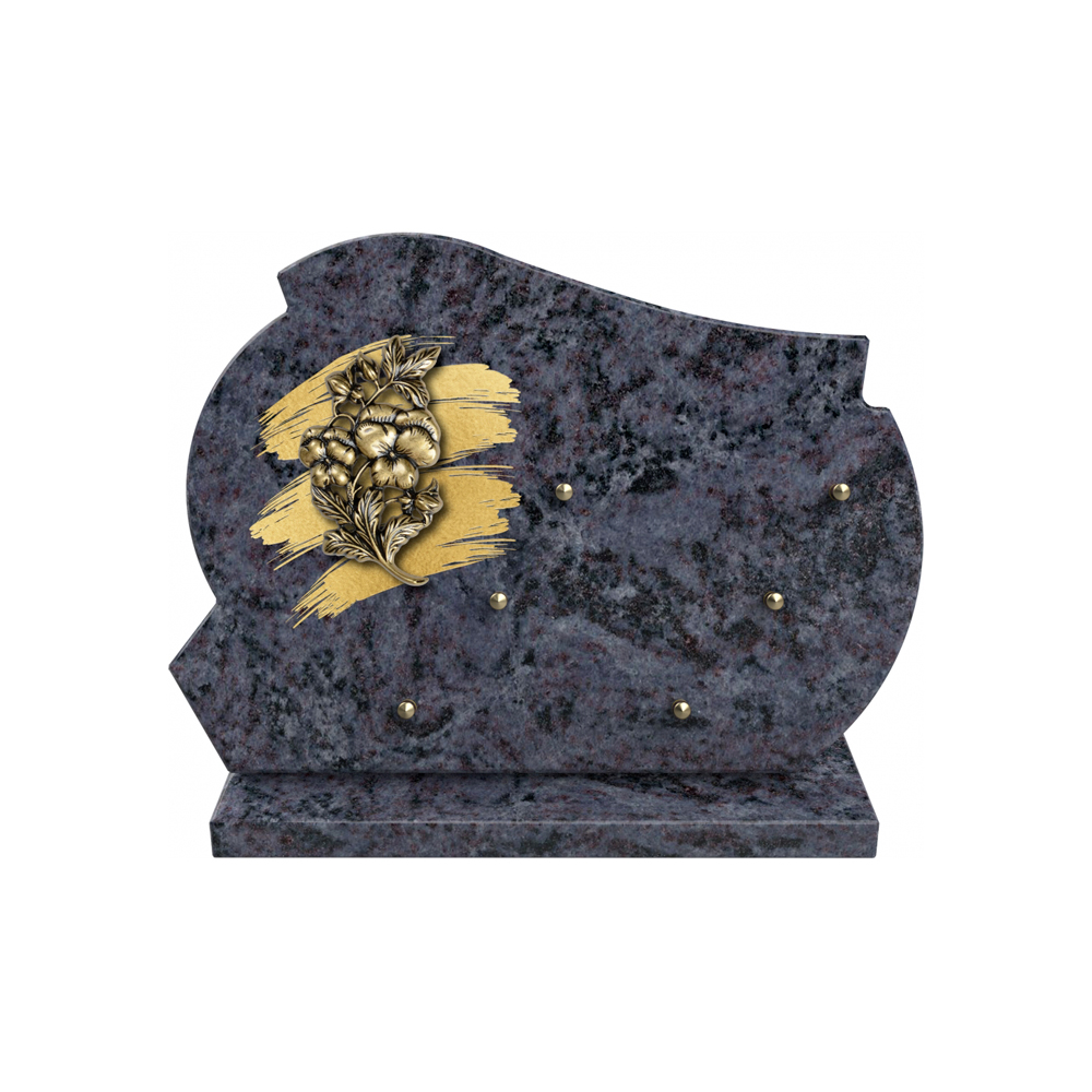Plaque funéraire DORÉLINE – Plaques Funéraires Créations® – vue complémentaire