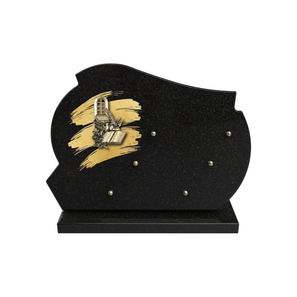 Plaque funéraire DORÉLINE – Plaques Funéraires Créations® – vue complémentaire