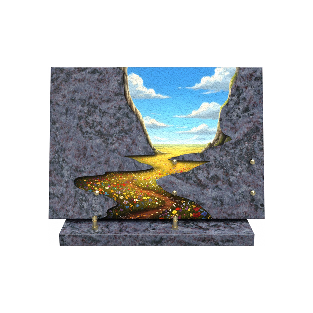 Plaque funéraire COSAN – Plaques Funéraires Créations® – vue complémentaire