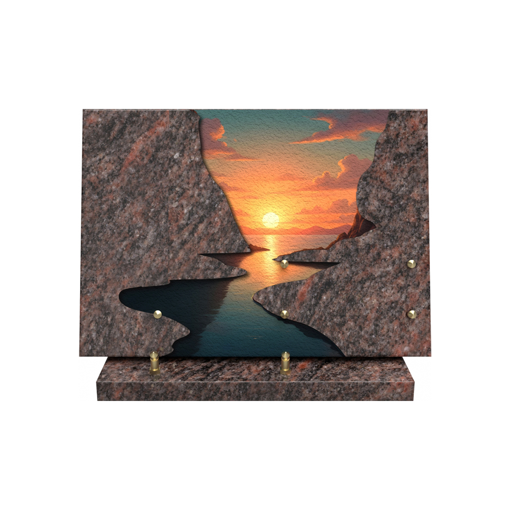 Plaque funéraire COSAN – Plaques Funéraires Créations® – vue complémentaire