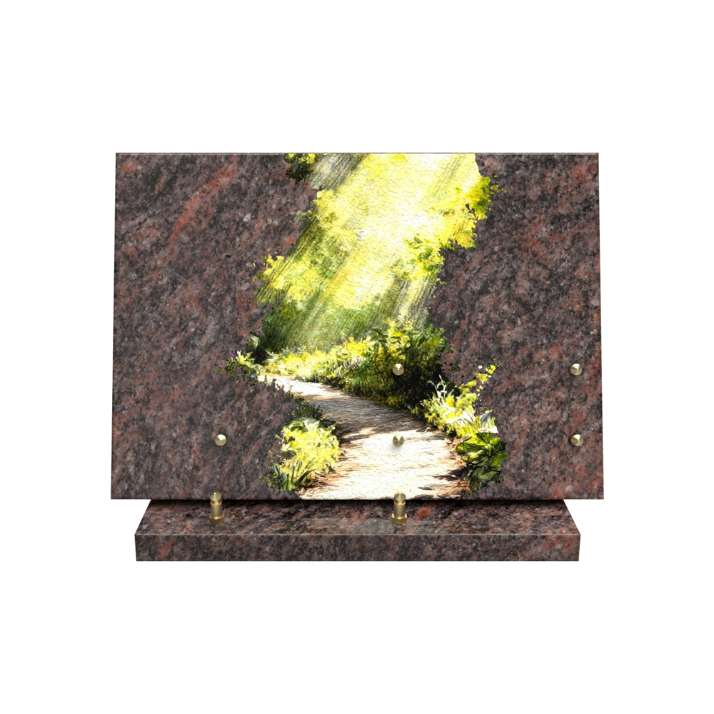 Plaque funéraire COSAN – Plaques Funéraires Créations® – vue complémentaire