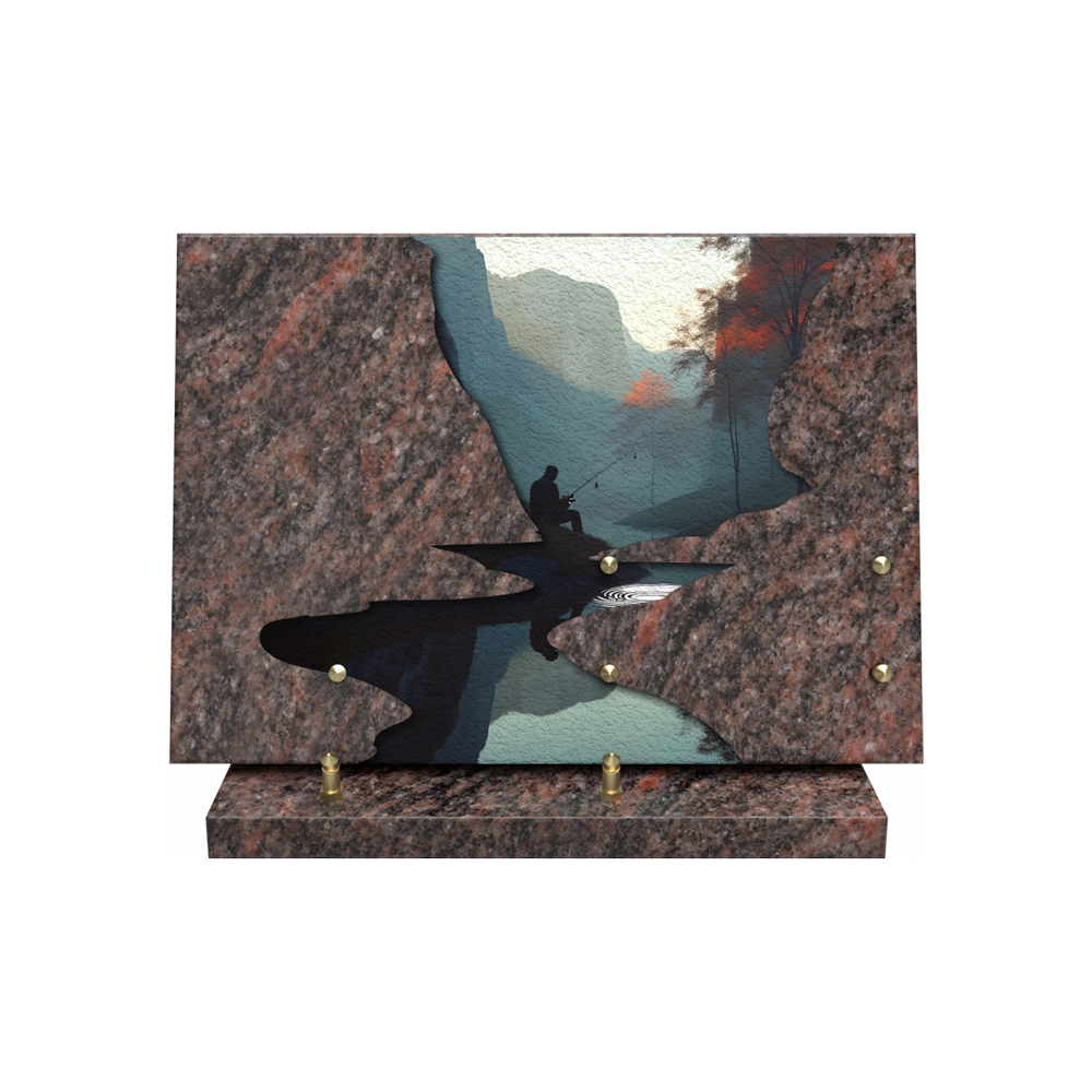 Plaque funéraire COSAN – Plaques Funéraires Créations® – vue complémentaire
