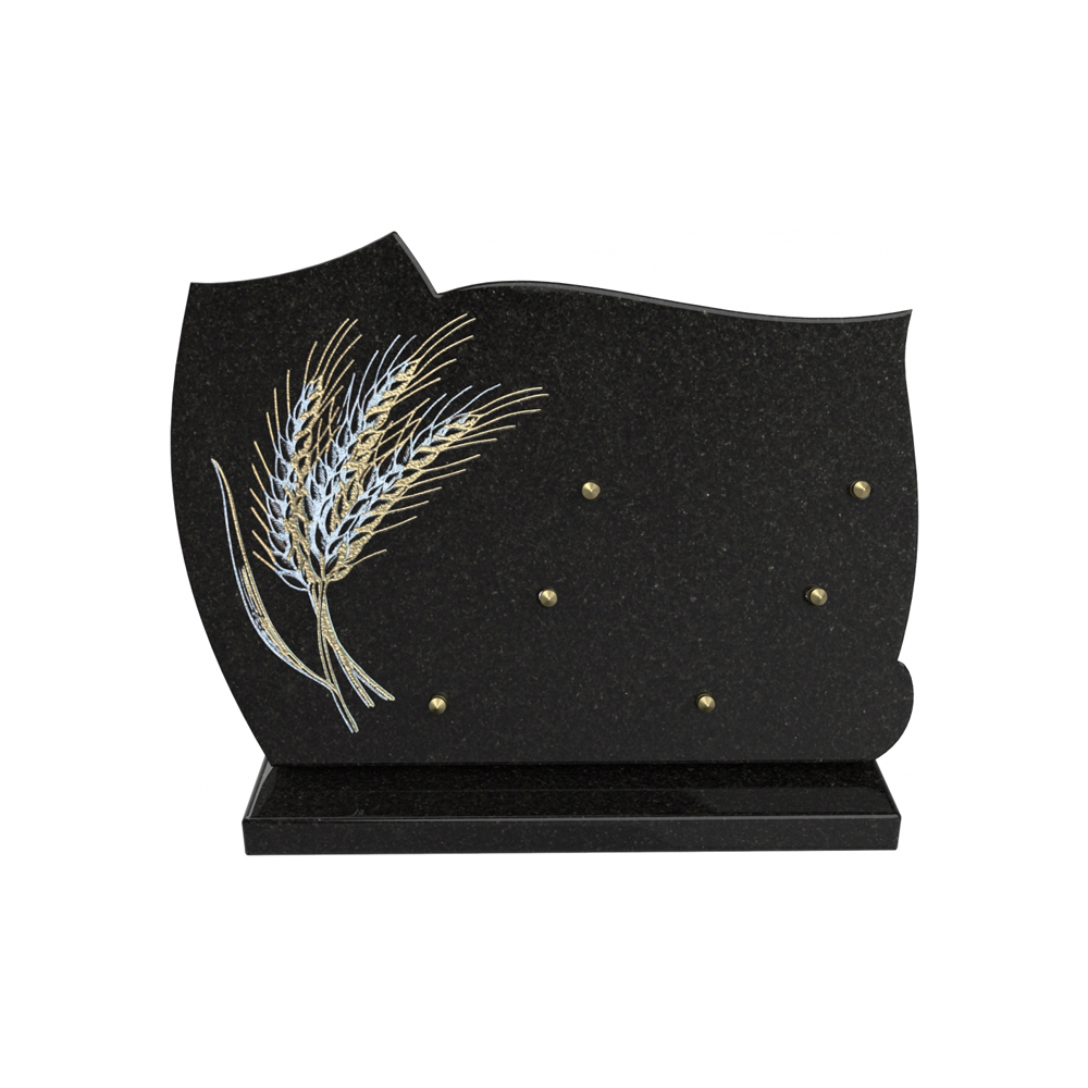 Plaque funéraire GOLDEN LINE – Plaques Funéraires Créations® – vue complémentaire