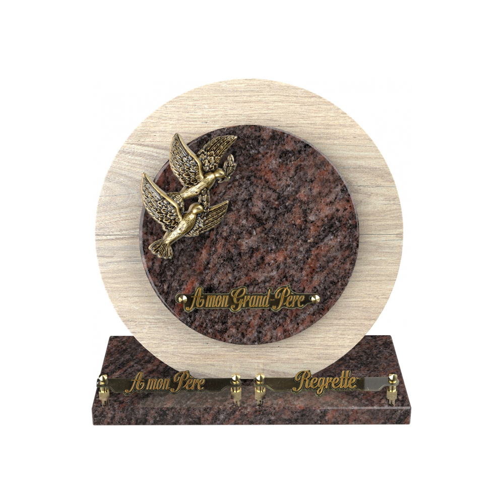 Plaque funéraire DURAMEN – Plaques Funéraires Créations®