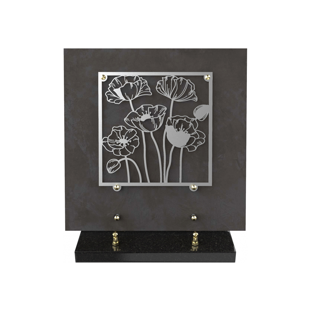 Plaque funéraire BRILLA – Plaques Funéraires Créations® – vue complémentaire