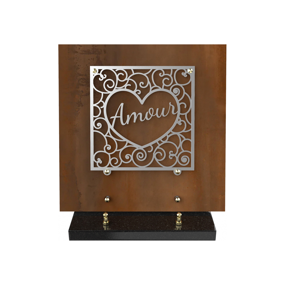 Plaque funéraire BRILLA – Plaques Funéraires Créations® – vue complémentaire