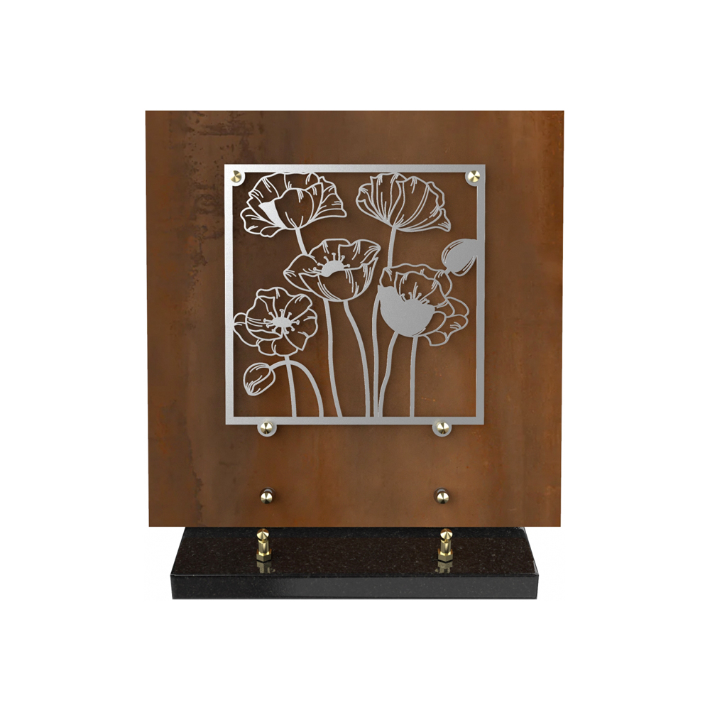 Plaque funéraire BRILLA – Plaques Funéraires Créations® – vue complémentaire