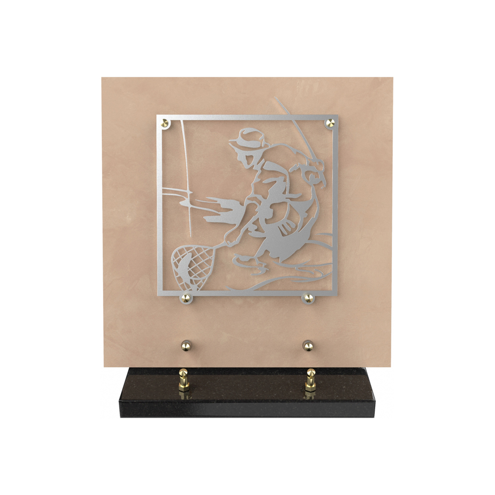 Plaque funéraire BRILLA – Plaques Funéraires Créations® – vue complémentaire