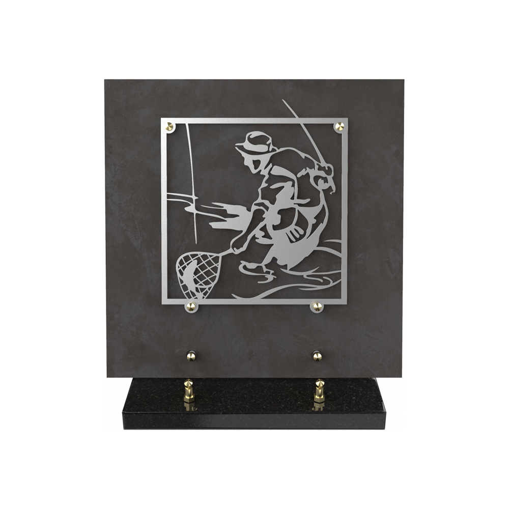 Plaque funéraire BRILLA – Plaques Funéraires Créations® – vue complémentaire