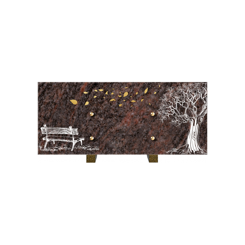Plaque funéraire ÉDEN – Plaques Funéraires Créations®