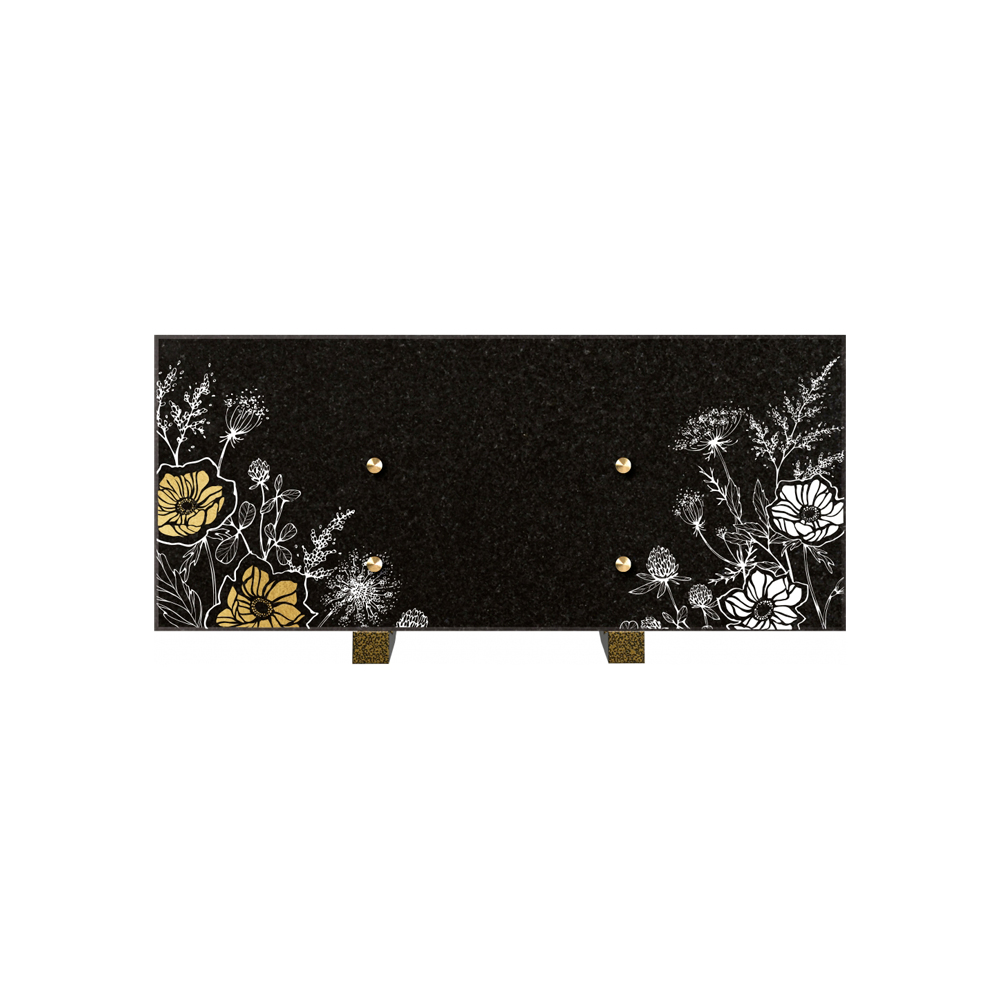 Plaque funéraire ÉDEN – Plaques Funéraires Créations® – vue complémentaire
