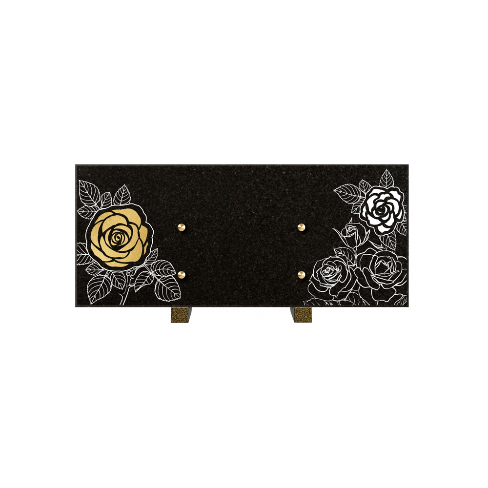Plaque funéraire ÉDEN – Plaques Funéraires Créations® – vue complémentaire