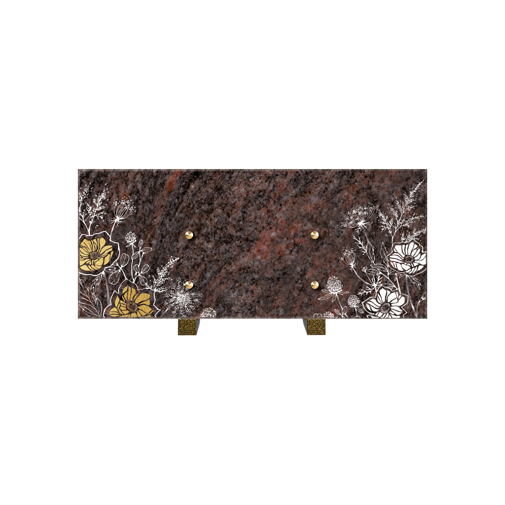 Plaque funéraire ÉDEN – Plaques Funéraires Créations®