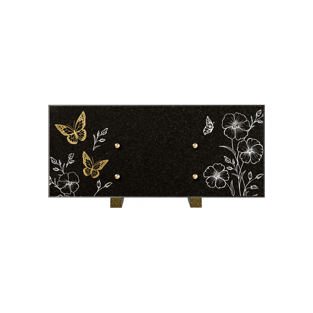 Plaque funéraire ÉDEN – Plaques Funéraires Créations® – vue complémentaire