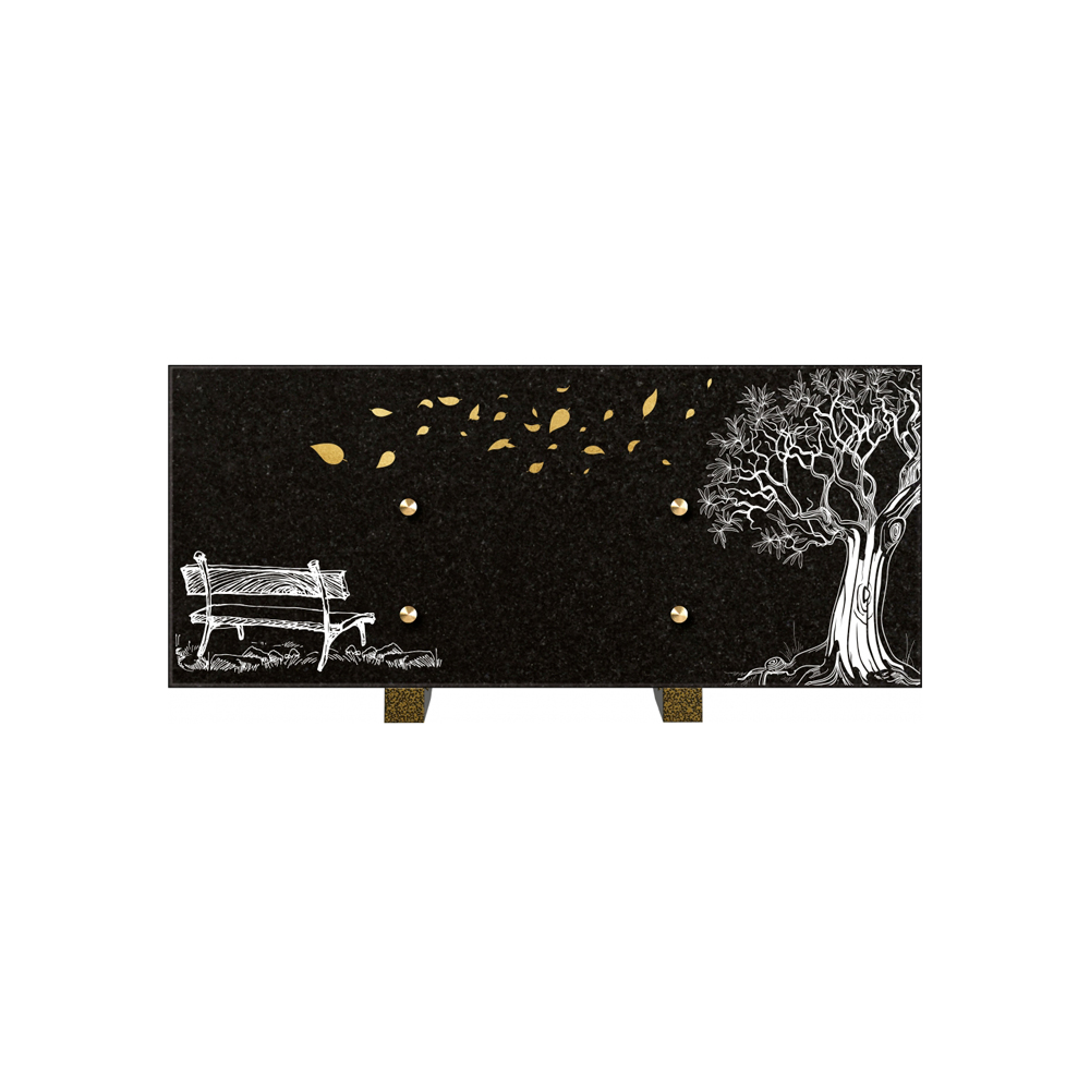 Plaque funéraire ÉDEN – Plaques Funéraires Créations® – vue complémentaire