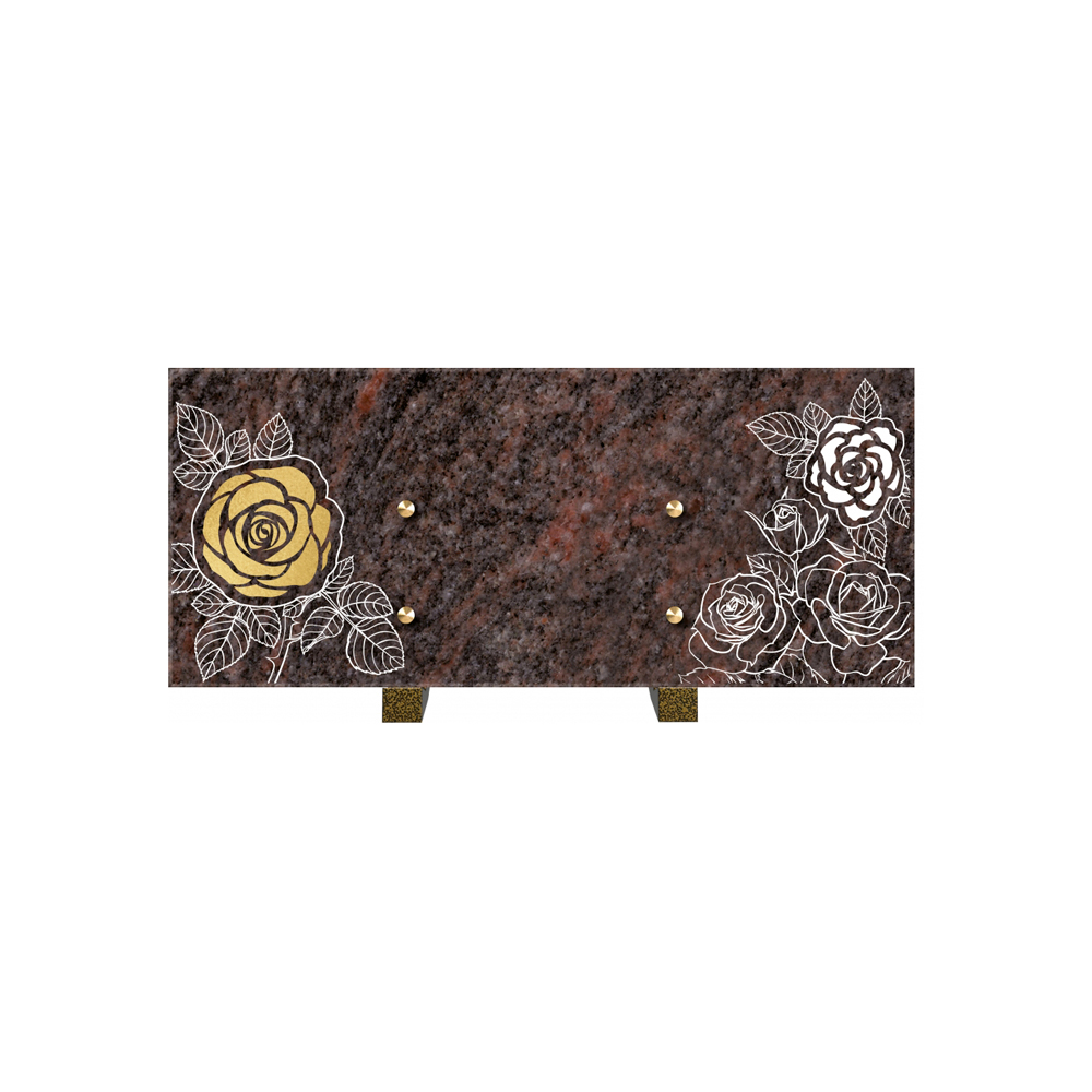 Plaque funéraire ÉDEN – Plaques Funéraires Créations® – vue complémentaire