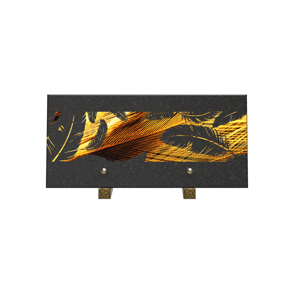 Plaque funéraire VARI – Plaques Funéraires Créations® – vue complémentaire