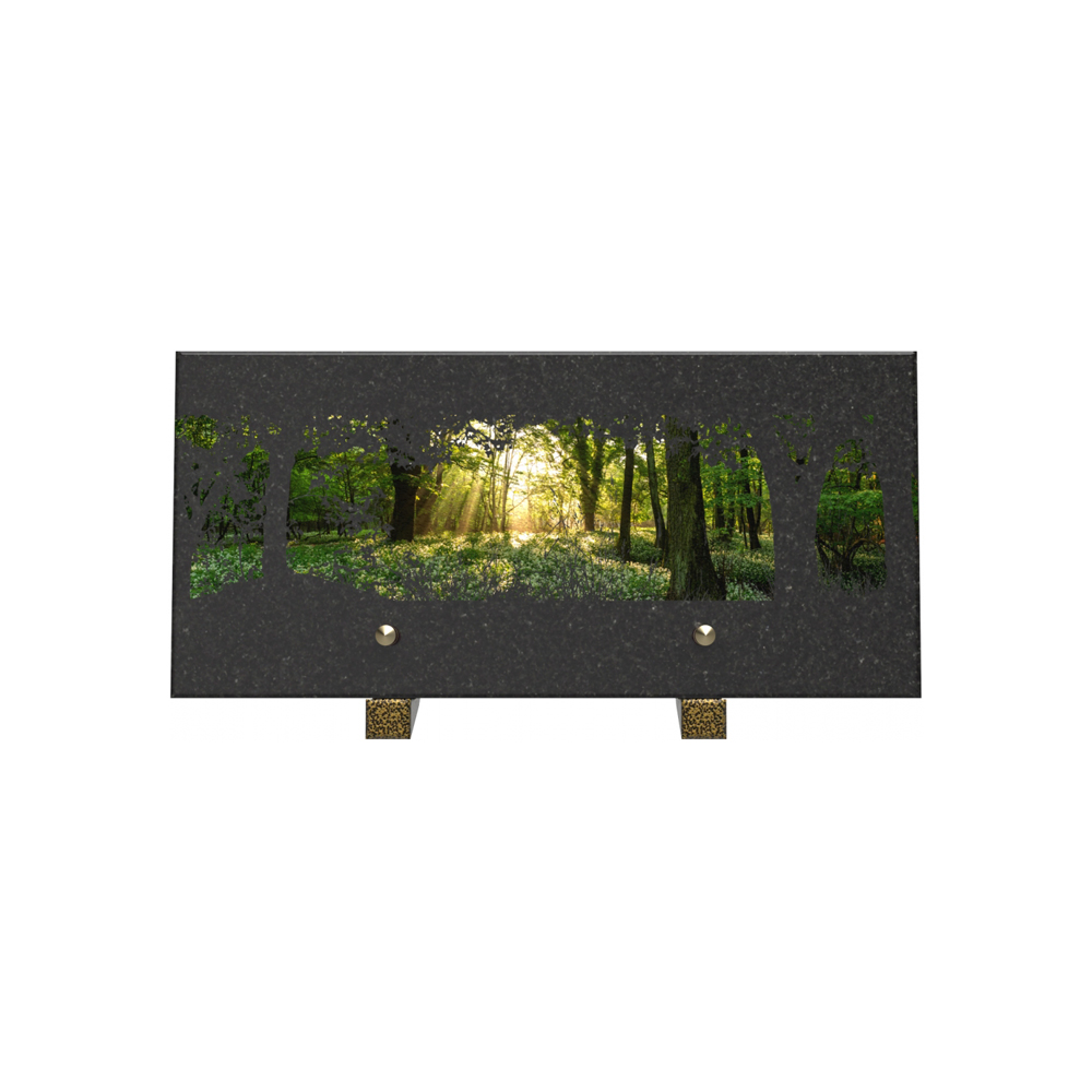 Plaque funéraire VARI – Plaques Funéraires Créations® – vue complémentaire