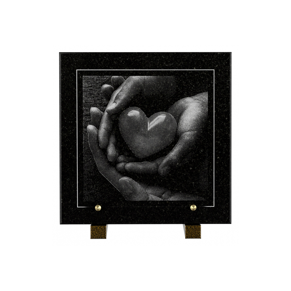 Plaque funéraire ÉVOCATION – Plaques Funéraires Créations® – vue complémentaire