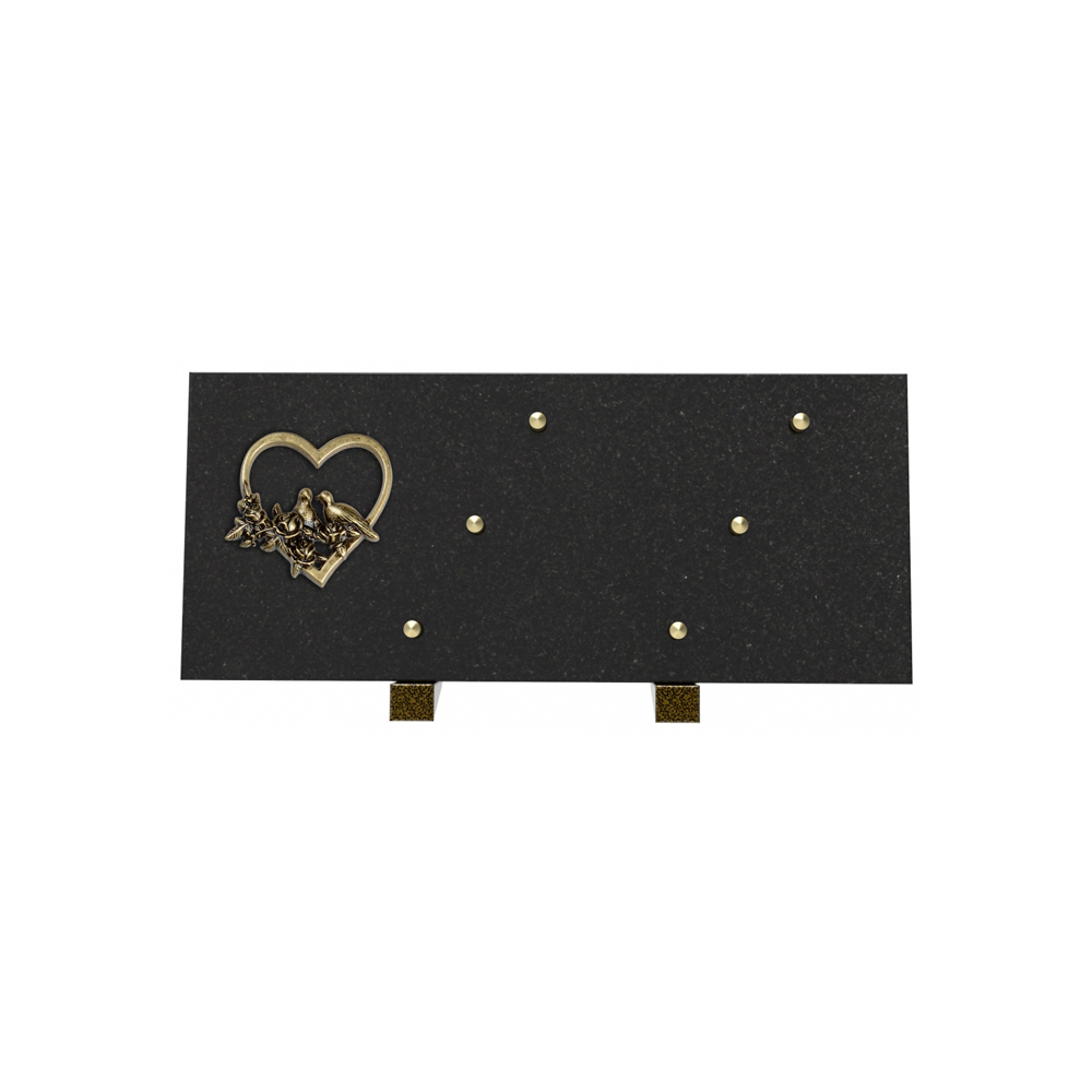 Plaque funéraire ÉLYSÉE – Plaques Funéraires Créations® – vue complémentaire