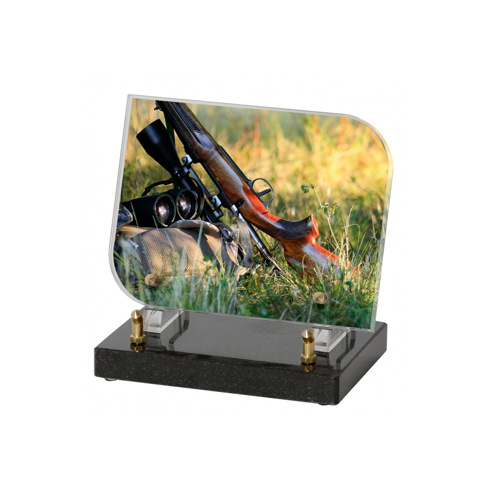 Plaque funéraire RECTANGLE ARRONDI – Plaques Funéraires Créations® – vue complémentaire