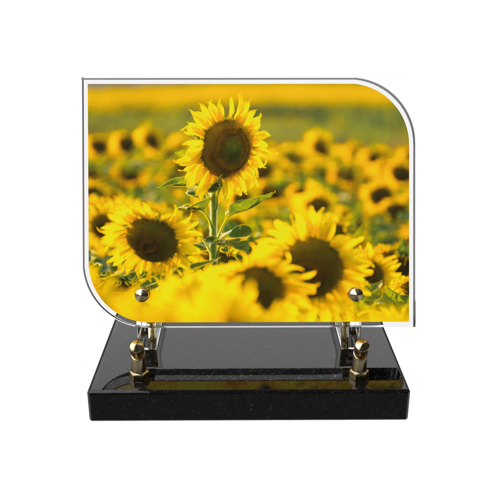 Plaque funéraire RECTANGLE ARRONDI – Plaques Funéraires Créations® – vue complémentaire