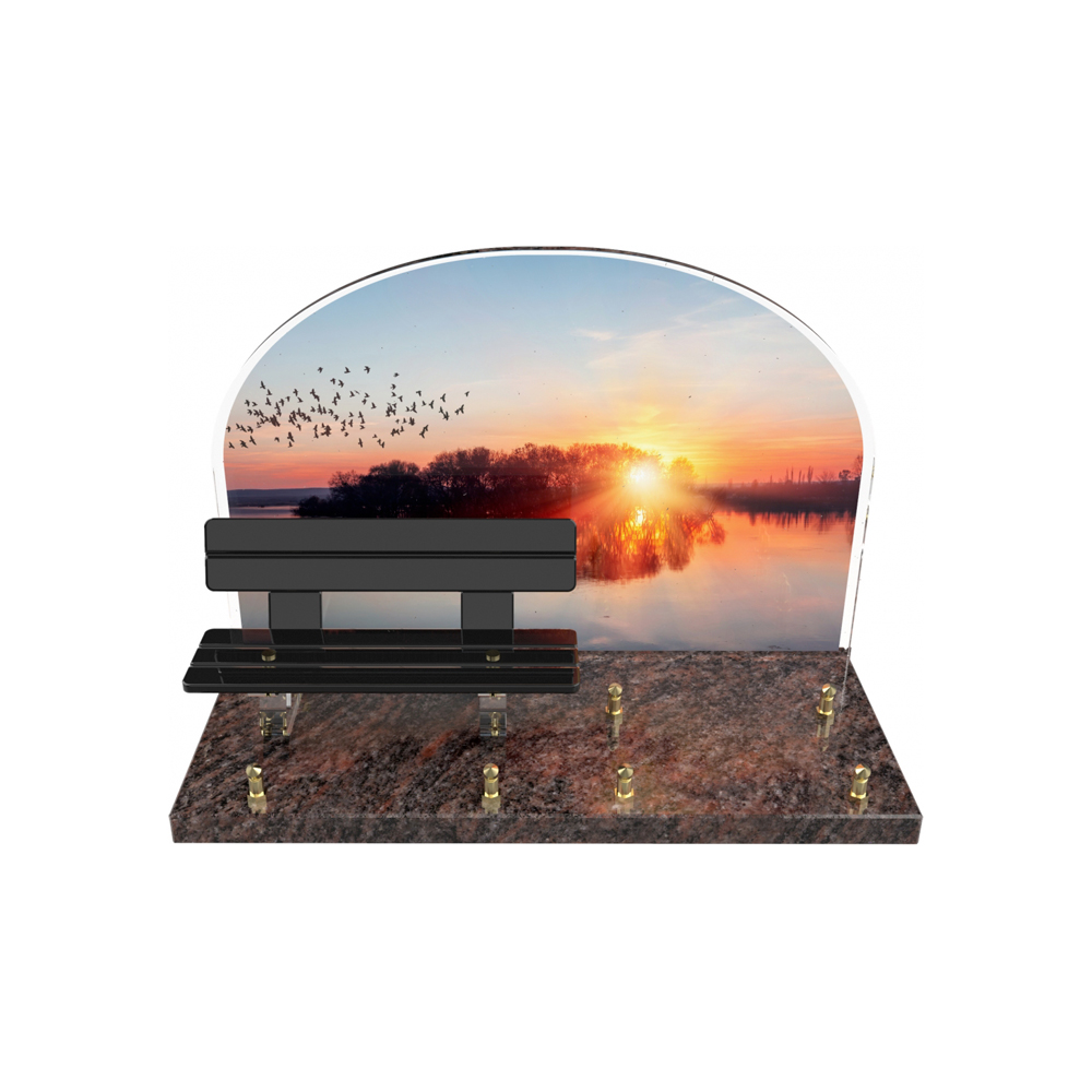 Plaque funéraire PAUSE – Plaques Funéraires Créations® – vue complémentaire