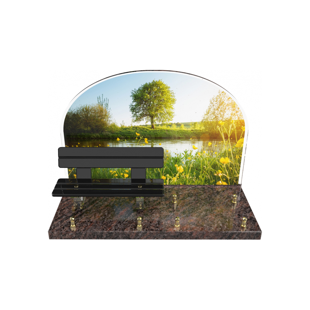 Plaque funéraire PAUSE – Plaques Funéraires Créations® – vue complémentaire