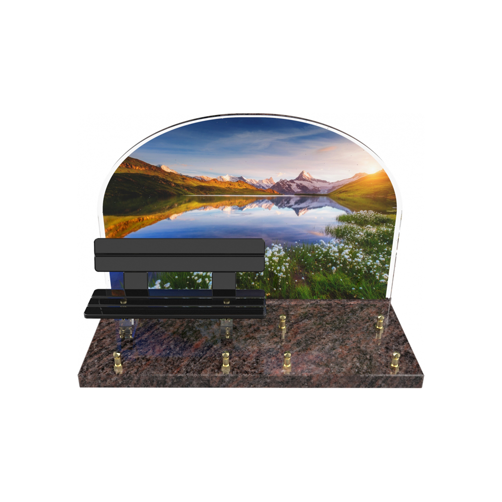 Plaque funéraire PAUSE – Plaques Funéraires Créations® – vue complémentaire