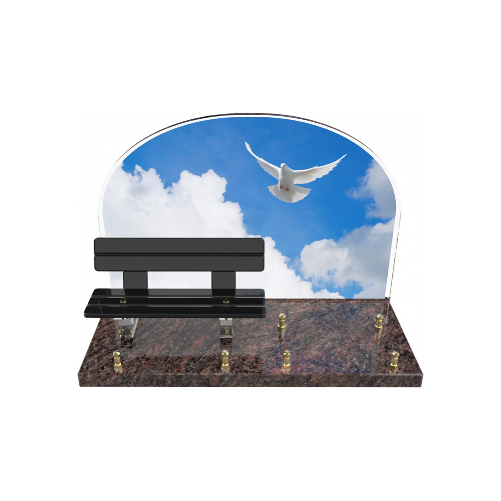 Plaque funéraire PAUSE – Plaques Funéraires Créations® – vue complémentaire