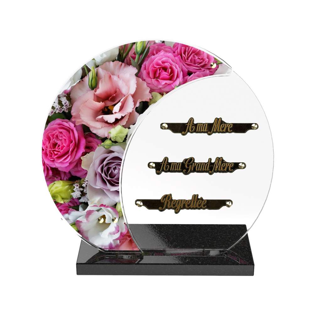Plaque funéraire LUNA – Plaques Funéraires Créations®
