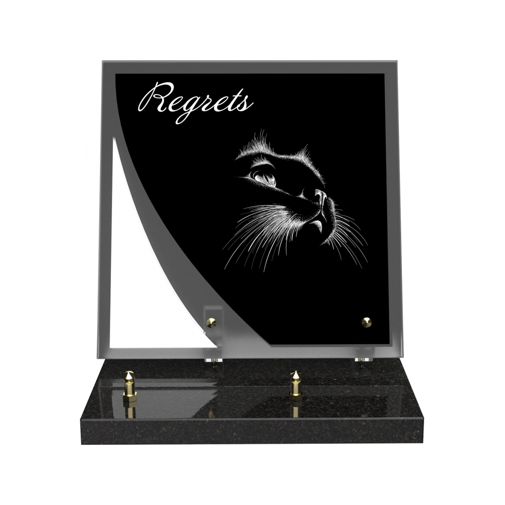 Plaque funéraire NOCTURNE – Plaques Funéraires Créations® – vue complémentaire