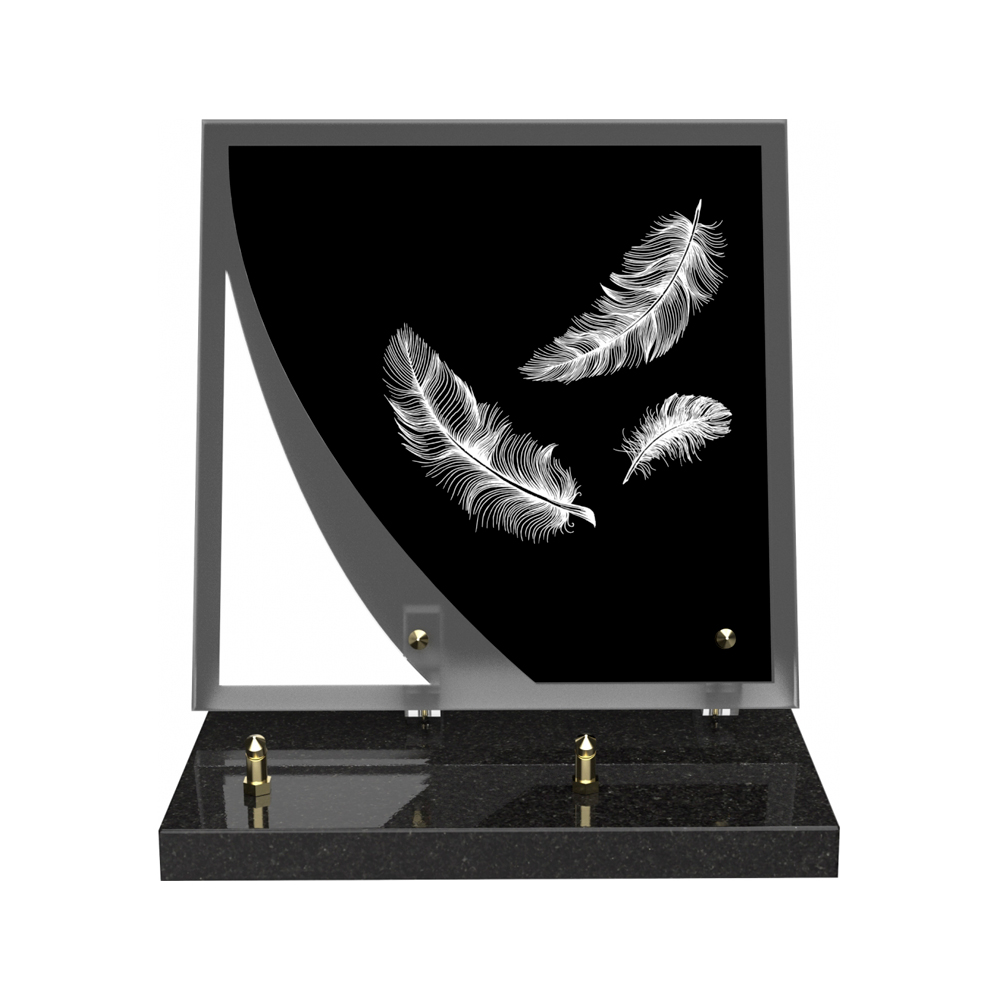 Plaque funéraire NOCTURNE – Plaques Funéraires Créations®